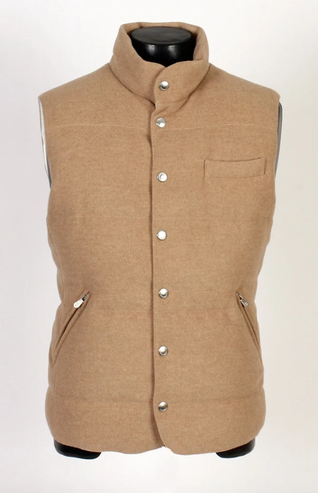 Brunello Cucinelli Virgin 羊毛/羊绒/羽绒背心 - 全新 $3495 零售 — 第 4/4 张图片