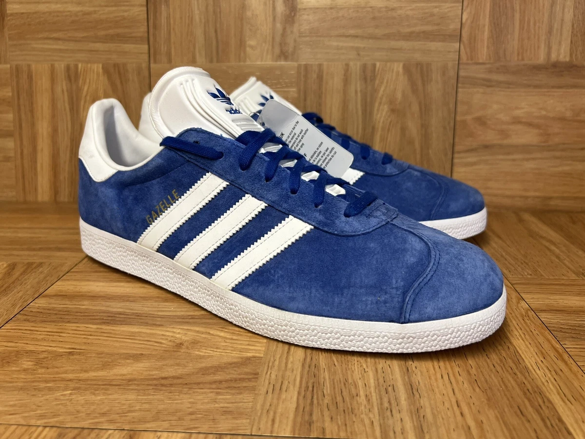 Adidas Gazelle Royal Blue Gold Sz 447747 Sneakers S76227 | eBay