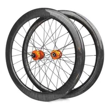 700C Road Racing Carbon Wheelset 50mm Deep 28mm Wide Center Lock Wheels 24 Hole