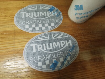 Ensemble d'autocollants pour panneaux latéraux Triumph Scrambler X2