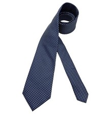 PAL ZILERI Navy Geometric Silk LUXURY Tie ITALY