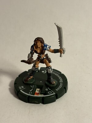 2002 vintage Mage Knight Whirlwind #086 Amazon Blademistress table top gaming