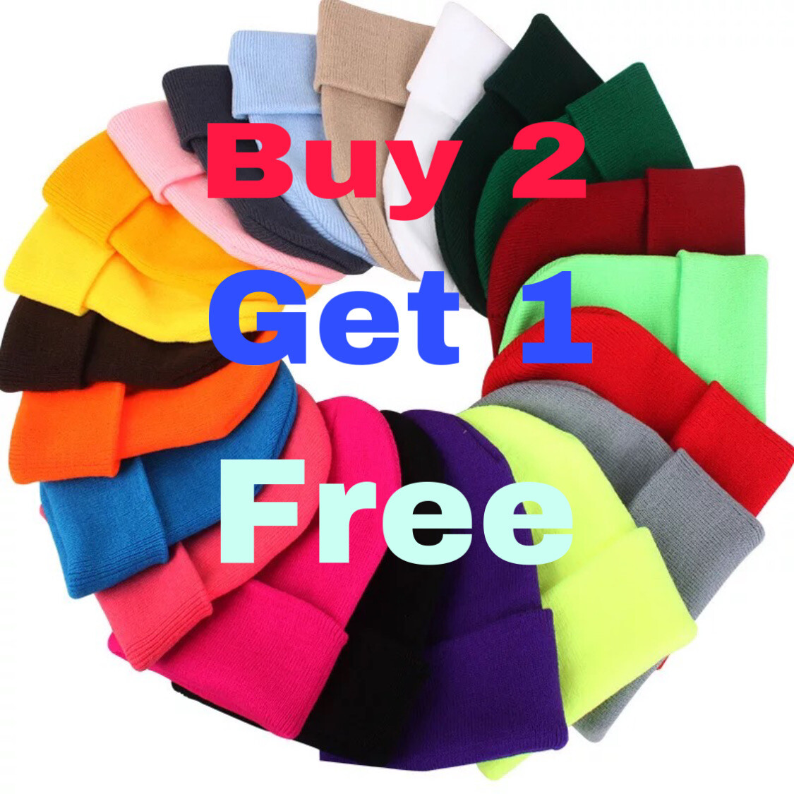 ユウ Beanie Acrylic Knit Ski Skull Hat Cap Cuff Winter Warm Slouchy Men