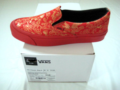 Opening Ceremony x Vans Vault Slip-On LX Qi Pao Pack Red 5.5-11 | eBay