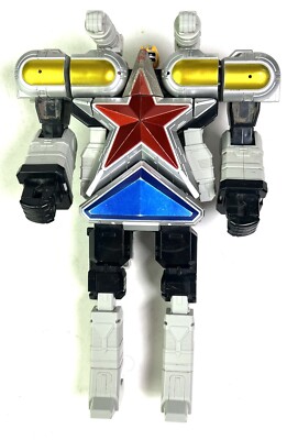 Vintage 1996 Power Rangers Zeo Deluxe Super Zeo Megazord Incomplete