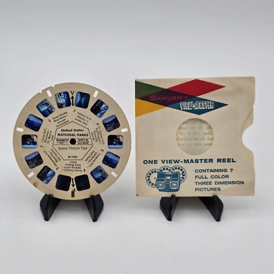 Vintage View-Master Reel United States National Parks Scenic Picture Tour RP-100