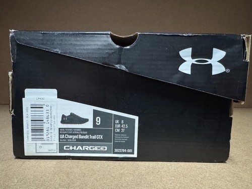 Under Armour UA Charged Bandit Trail GTX ® ( Men Size: UK 8 EUR 42.5 ) Black - 第 7/7 張圖片