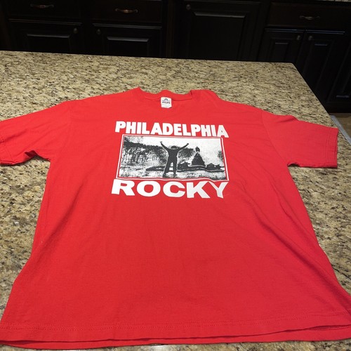 Philadelphia Rocky T shirt XL Red - Picture 2 of 4