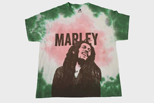 Zion Rootswear Mens Bob Marley Tie Dye Raggae Music Shirt New XS-3XL