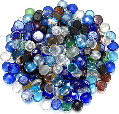 1 kg klare Glasnuggets, Glassteine, Muggelsteine, Dekosteine für Mosaik