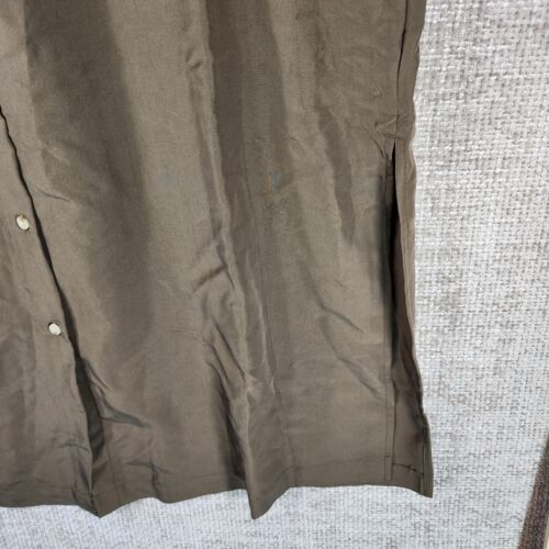 Old Navy Most Popular Waist-Defined Utility Midi Shirt DressWomens L Brown NWT - Picture 3 of 11