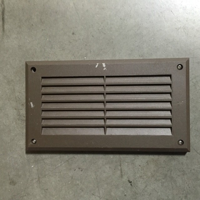 Step Light Cover Faceplate Dark Bronze 87/8X5 inch LOUVER AND GLASS S713CBR eBay