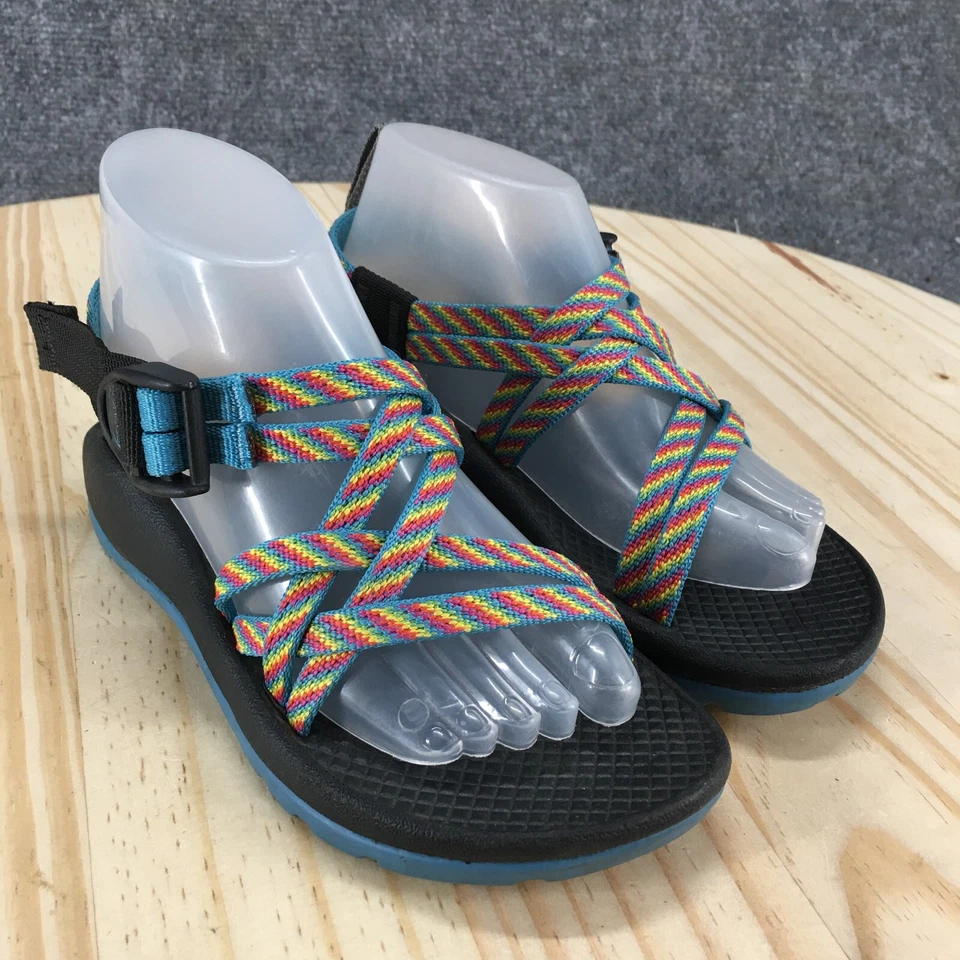 Chaco Sandals Kids 13 Boys ZX/2 Ecotread Slingback J180218 Multicolor Black - Image 3 of 4