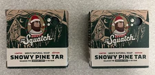 Dr. Squatch Soap Snowy Pine Tar Limited Edition Rare Lot of 2