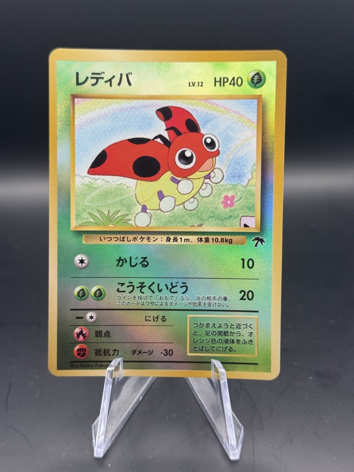 Pokemon Card Ledyba Reverse Holo Southern Islands Promo Japanese NM