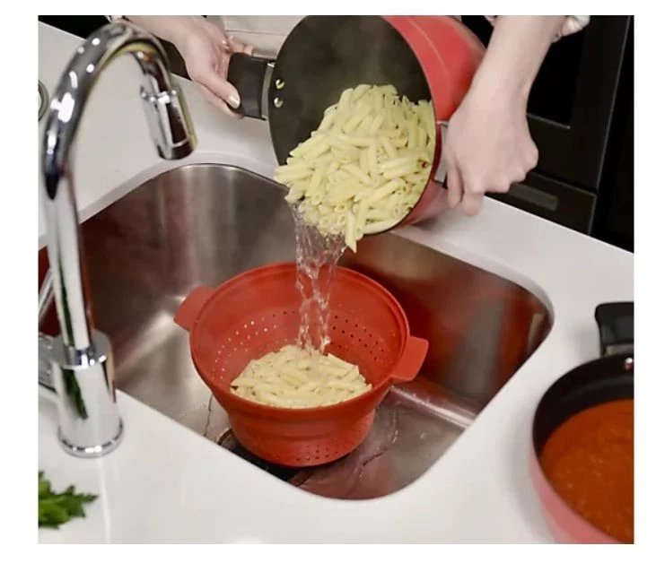 Набор антипригарной посуды Kuhn Rikon из 2 предметов с дуршлагом и крышкой - Изображение 4 из 4