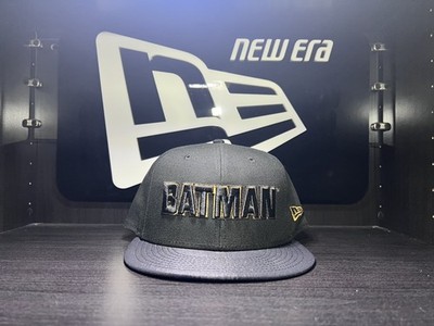 New Era Batman Collaboration Cap 7 1/2 Schwarz Logo Movie Mütze Neu