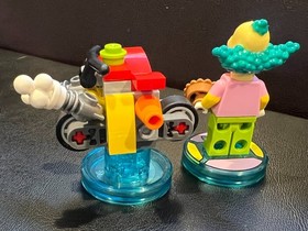 LEGO The Simpsons Set ~ Krusty the Clown w Pie & Bike ~ No Box 71227
