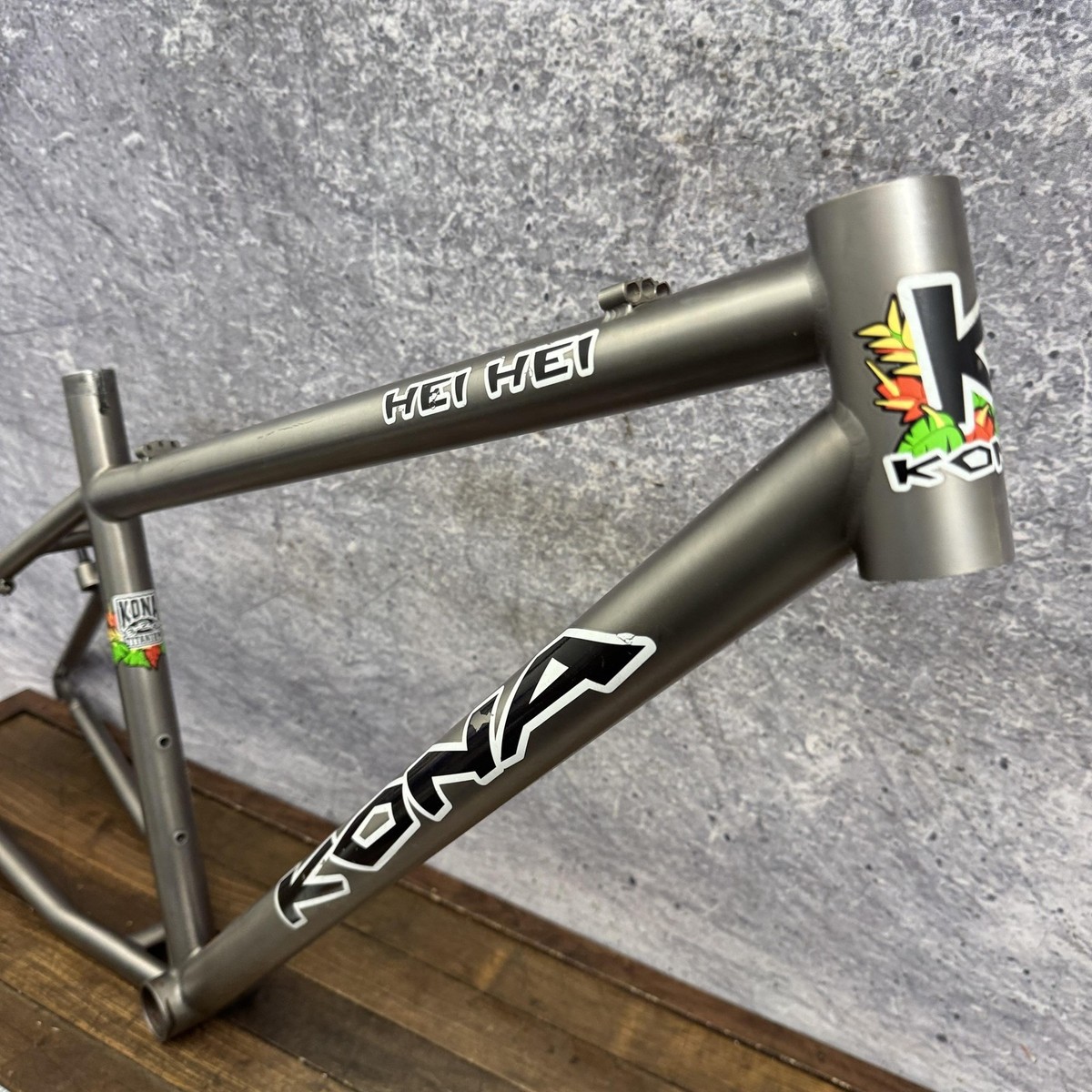 KONA MTB フレーム 16インチ Vintage Kona Hei Hei Titanium MTB Frame 16 USA Hardtail 26 135 3