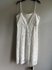 Astr the label white lace midi dress With Adjustable Straps Size XL  NWOT.
