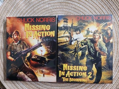 Missing In Action 1 & 2 Blu-ray Chuck Norris With Slipcovers Brand New Sealed