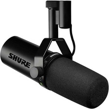SHURE SM7dB Dynamic Microphone w Built-in Preamp for Podcast Streaming Recording