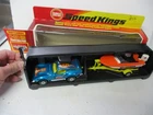 Matchbox Lesney Superkings K-58 Corvette Power Boat Set- blue Vette, boxed