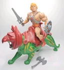 1981 He-Man & Battle Cat Masters Of The Universe Vintage Near COMPLETE MOTU