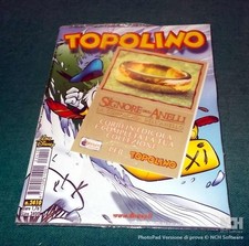 TOPOLINO n. 2410 BLISTERATO con Figurine SIGNORE degli ANELLI ed. Disney 2002