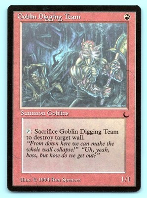 MTG Goblin Digging Team C The Dark (DRK) NM Magic