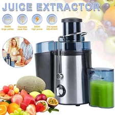 800W Electric Juicer Fruit Vegetable Blender Juice Extractor Citrus Machine New