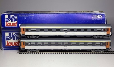 2x Jouef 5362 French SNCF Corail Coaches Composite 1st/2nd Class - HO Scale