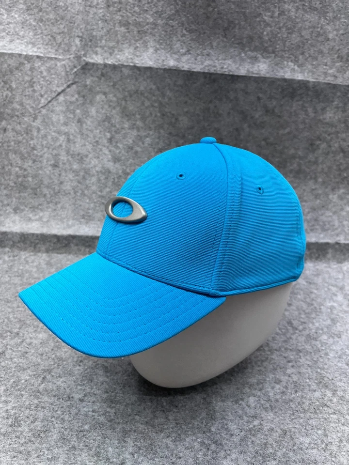 Gorra Oakley Ajustada Adulto Extra Grande Azul Mezcla Poliéster Elastizada Flex Foto 4 de 4