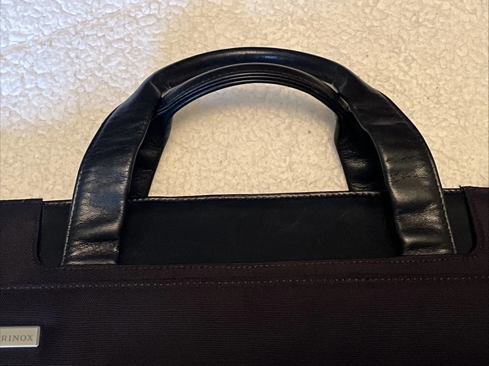 VTG Victorinox Leather Trim Expandable Briefcase/Business Bag - Image 3 of 4