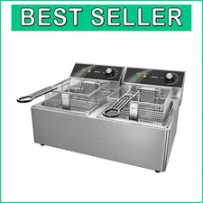 Versatile Electric Deep Fryer with Cool Touch Handles - Perfect for Frying Needs