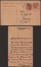 Poland 1921 - Postal Stationery to Poznan I979