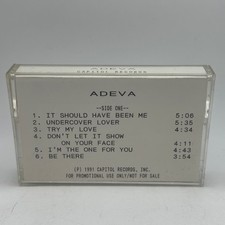 Adeva   Love Or Lust Cassette 1991 Capitol Electronic House Advance PROMO