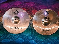 Zildjian A Custom Mastersound 13" Hi-Hats pair – 2013 – 866g/1039g – Brilliant