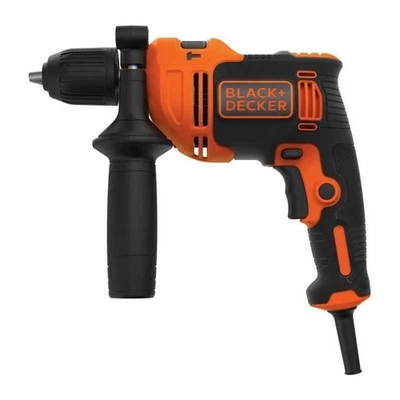 Perceuse a percussion filaire 710W BLACK+DECKER (Livrée avec 4 forets de - Photo 1/4