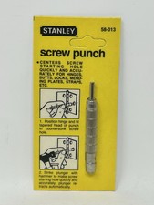 Vintage-NOS Stanley Tools 58-013 Screw Hole Center Punch