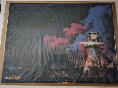 Acme Archives Star Wars The Mandalorian Sanctuary Lithograph 18 X 25 Guy Stauber