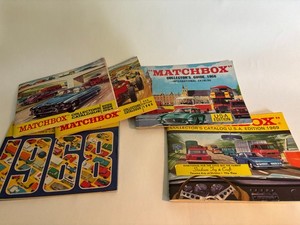 vintage matchbox catalogs