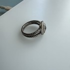 DAVID YURMAN PETITE ALBION RING WITH WHITE TOPAZ AND DIAMONDS SZ 7 — photo 3