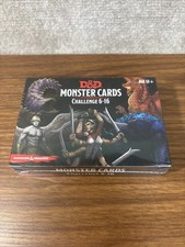 Dungeon  Dragons: Monster Cards Challenge 6-16 Sealed New In Box