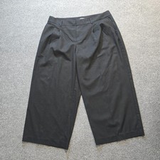 Madewell Pants Womens Size 18W Black Wide Leg Pleated High Rise Capsule Career