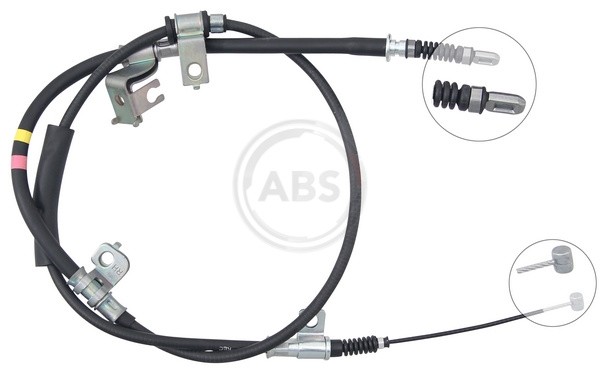 A.B.S.-OE K17536-OE Cable Pull, parking brake for HYUNDAI