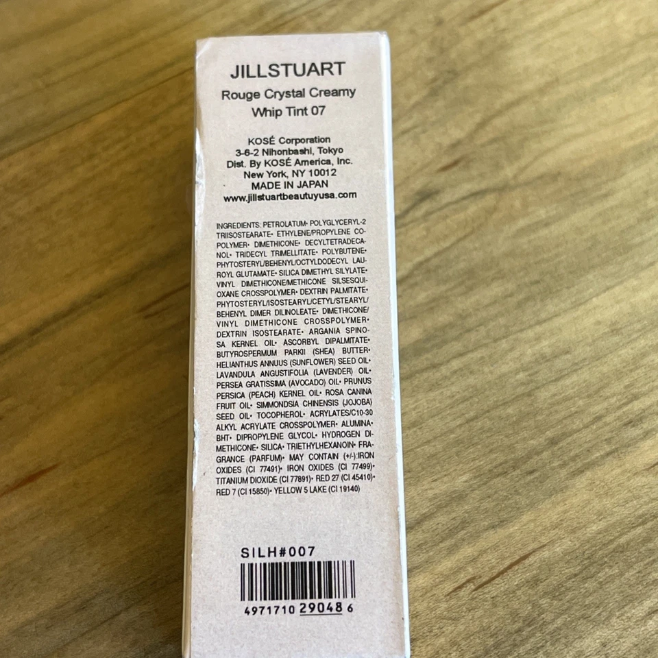 JILL STUART "Rouge Crystal Creamy Whip Tint" #7 Bocado de uva, NUEVO EN CAJA Foto 4 de 4