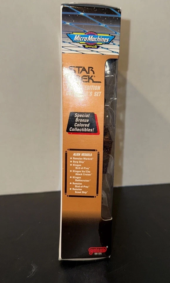 Star Trek 1995 Galoob Micro Machines Space Bronze Limited Edition Used - Image 4 of 4