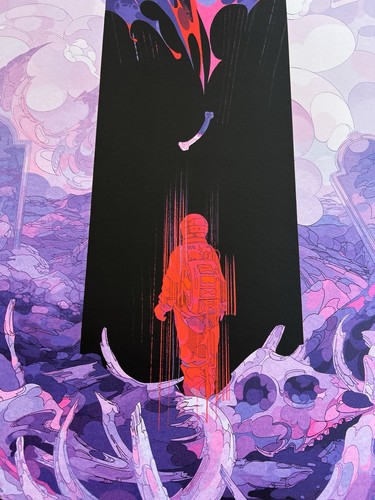Póster de la película 2001 A Space Odyssey Deb JJ Lee variante Mondo Mutant serigrafía - Imagen 6 de 11