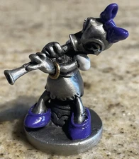Disney Daisy Duck w/Clarinet Figurine Hudson Fine Pewter #5476 Rare NOS 1.5”